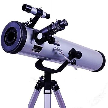 Practical Telescope F76700M Telescope Refracting Telescope Adjustable PortableTelescopes for Astronomy, 350 Times,