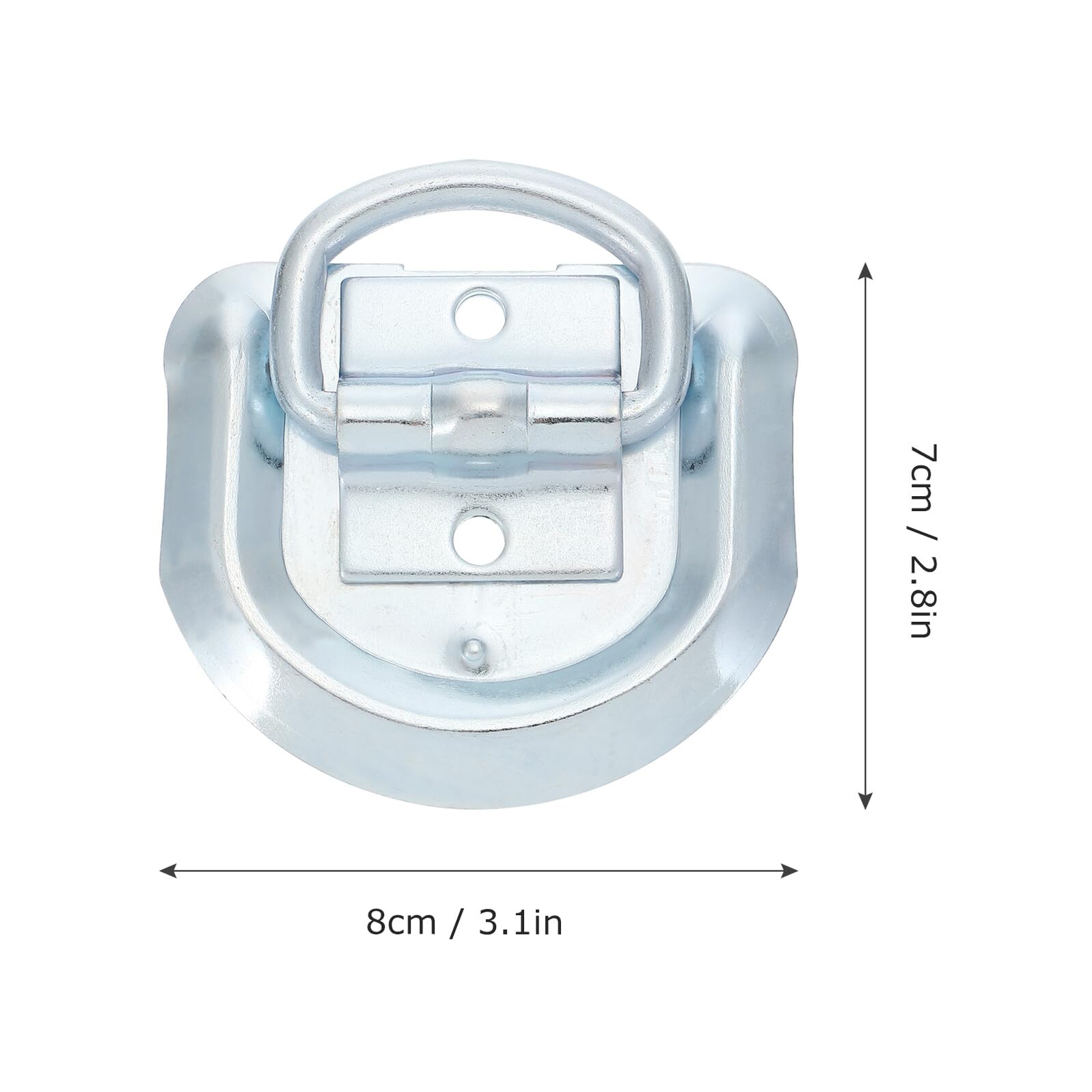 Anello Ancoraggio in Acciaio Inox Resistente Anello Fissaggio Pratico per Rimorchio Installazione Facile senza Necessità di Incasso per Carichi Sicuri