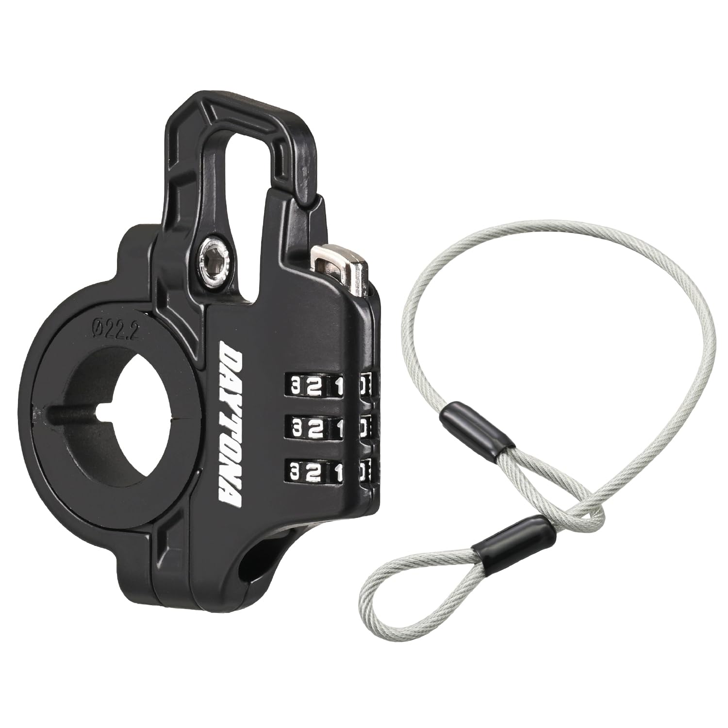 Amazon | デイトナ(Daytona) ヘルメットロック バイク 取付幅13mm