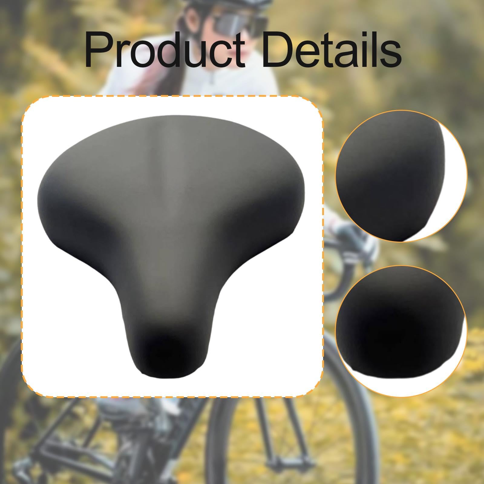 Cuscino imbottito in gel per il sedile della bici, copertura