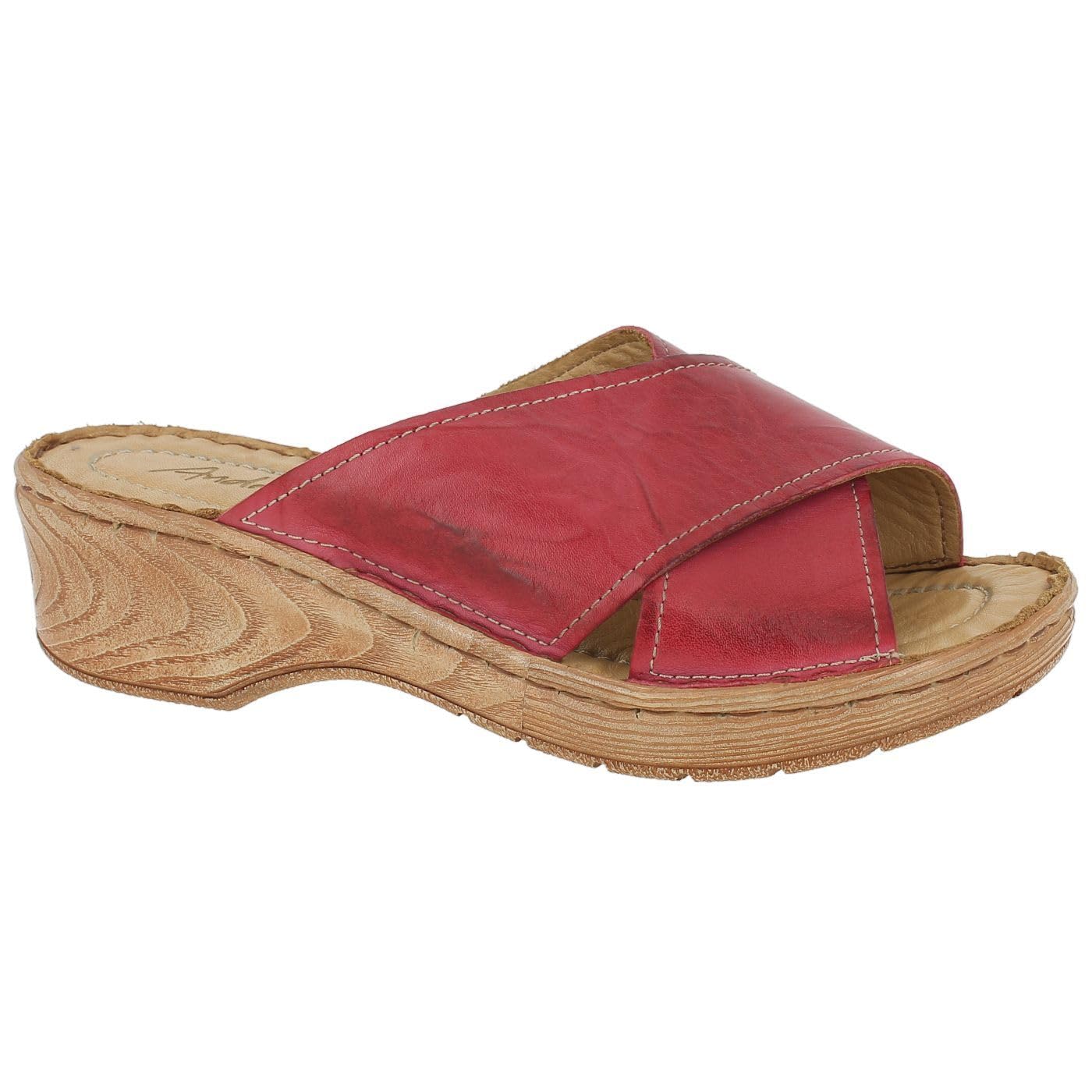 Andrea Conti Women's Coral Mules 41 EU, Koralle, 8.5 UK