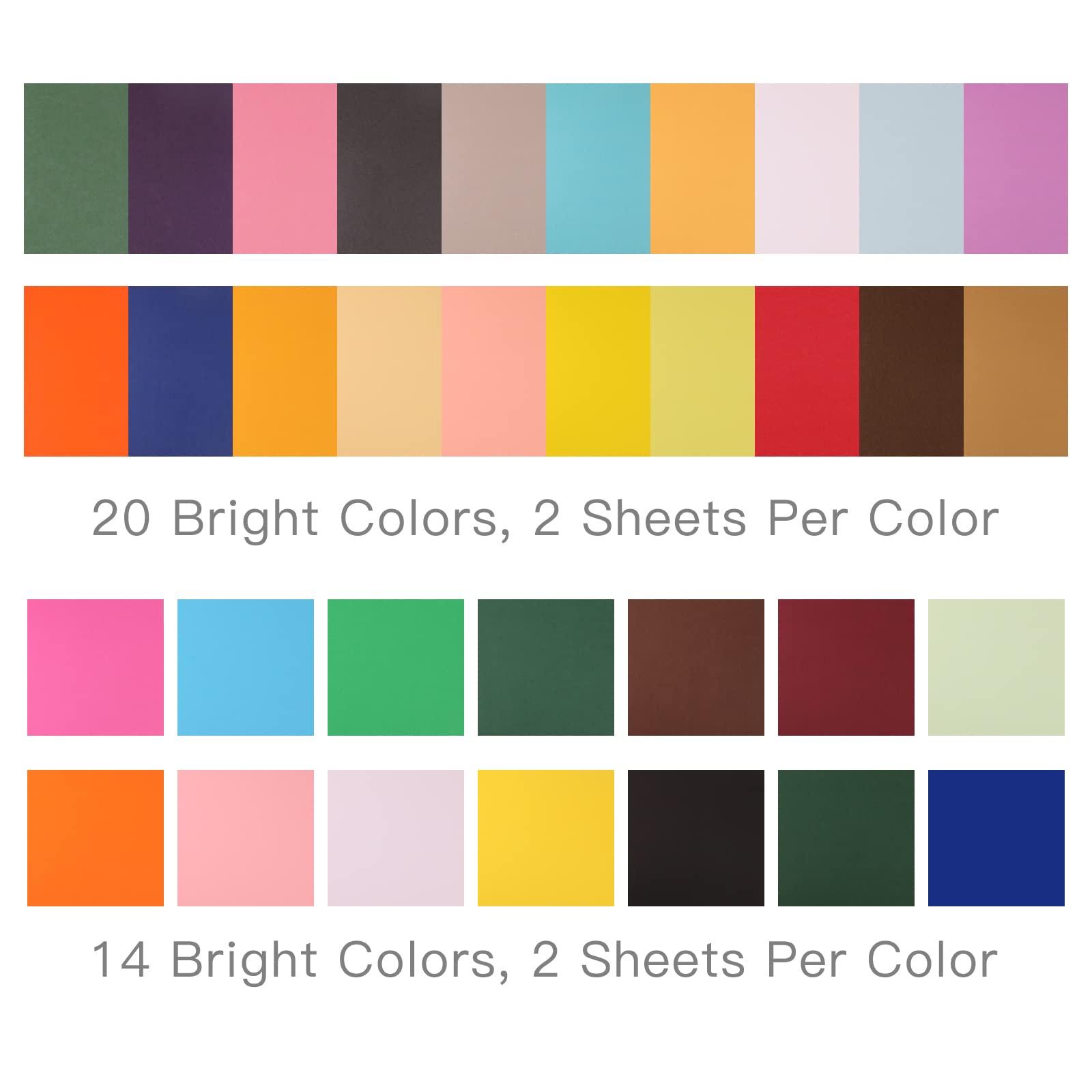 12x12 Inch Double Sided Glitter Cardstock Paper - 30 Colors, 100LB Heavy Weight, No Shed For Cricut - View #9
