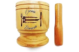 Authentic Wooden Mortar Puerto Rico, Pilón de Puerto Rico / Pilón Boricua...