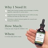 Vista 4 de Native Remedies Kiddie Florish - Suplemento de hierbas totalmente naturales que promueve un apetito saludable en los comedores quisquillosos - 2.0