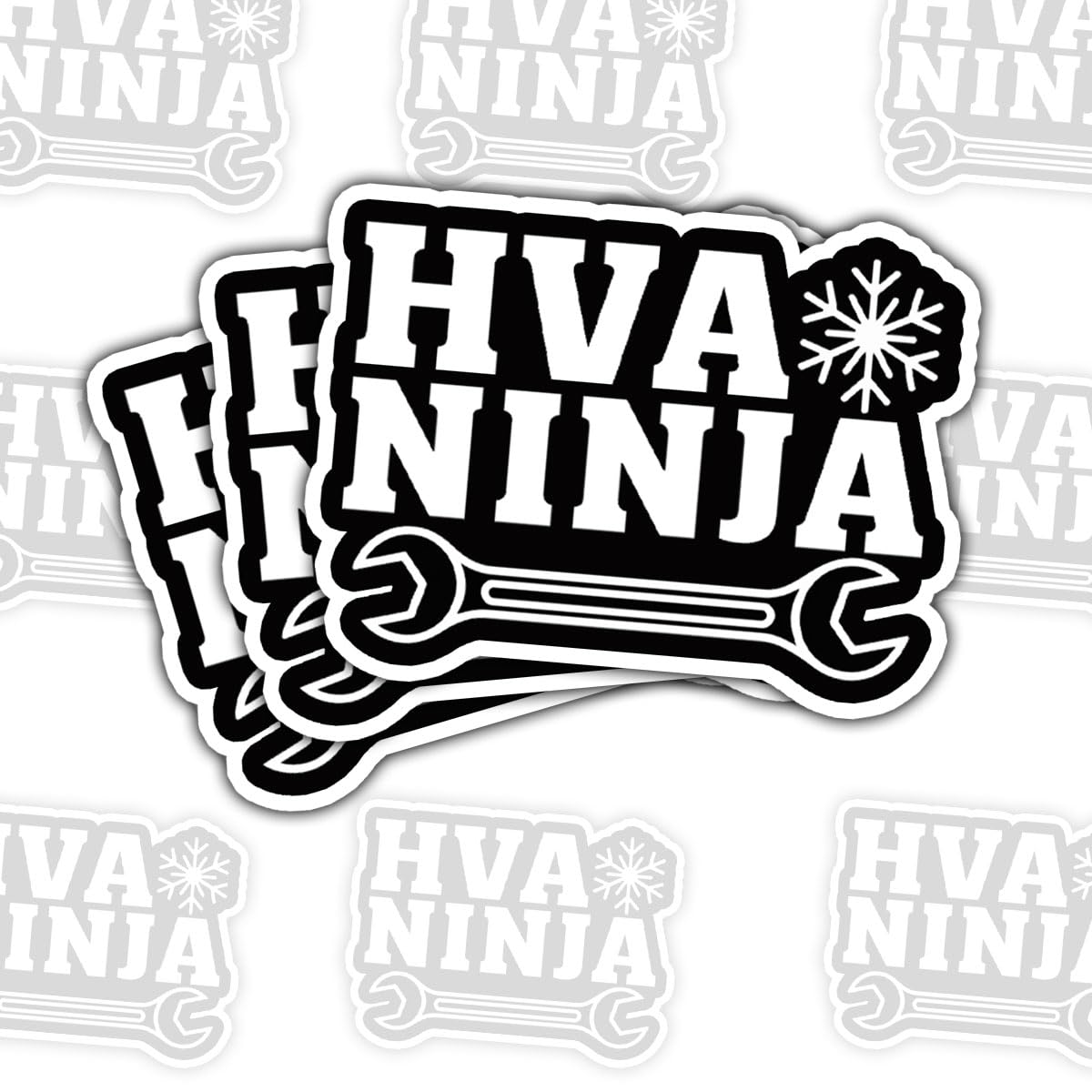 Photo 1 of (3pcs-3in) HVAC Tech Sticker Heating Cooling Repair Trade Job Stickers