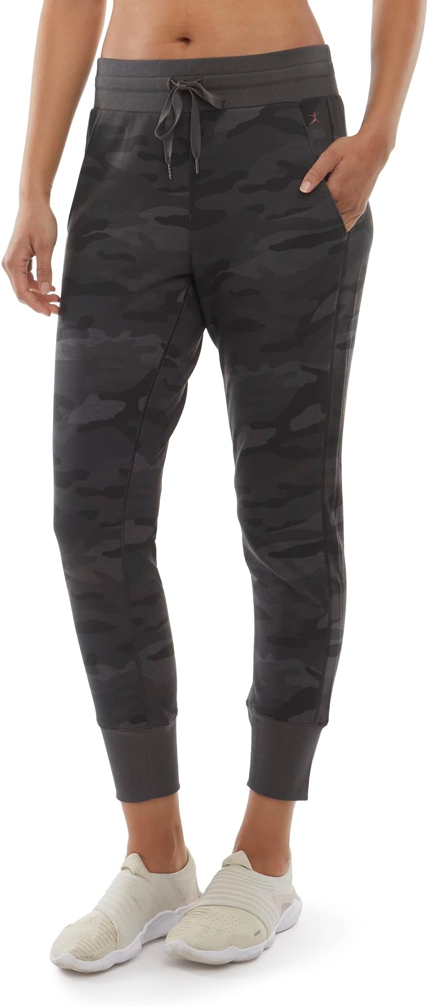Womens Camo Printed Soft Touch Jogger