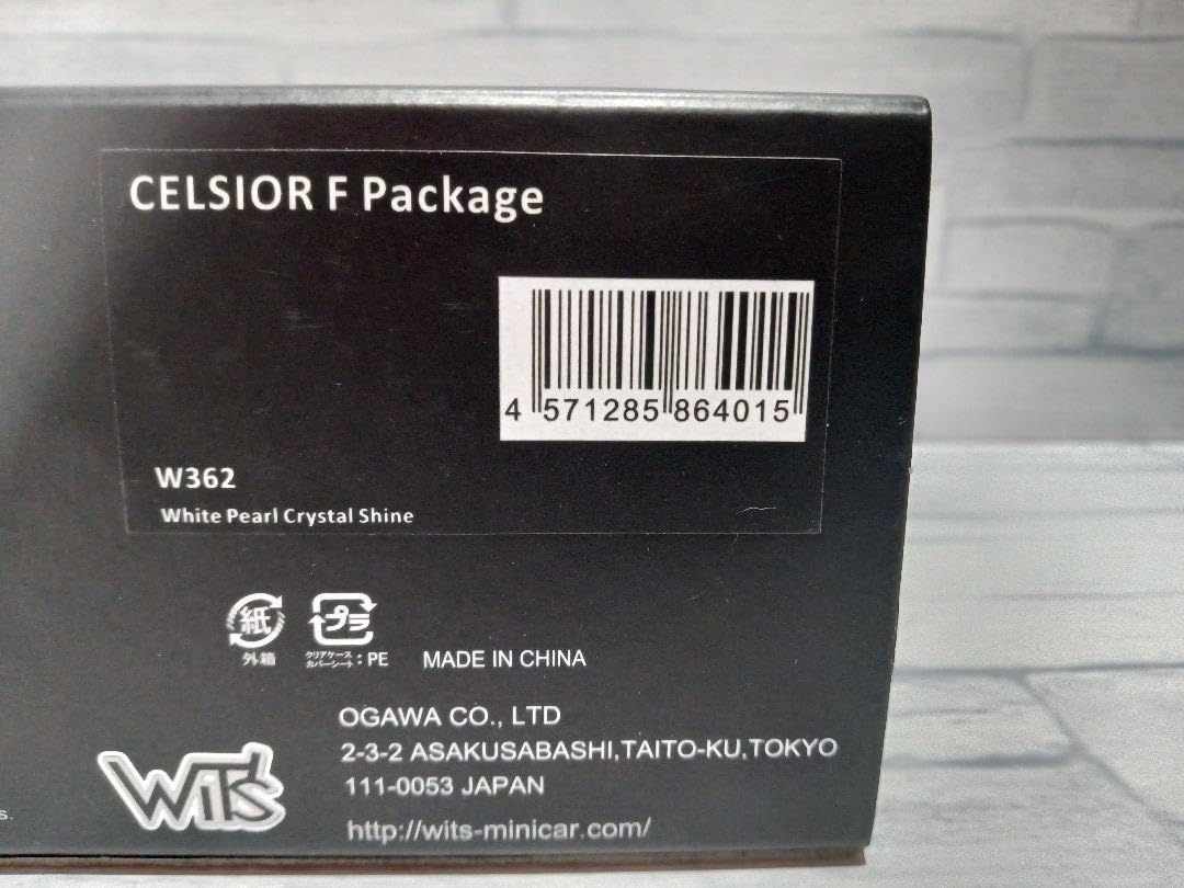 1/43 Witsトヨタ3代目セルシオFパッケージミニカーホワイト