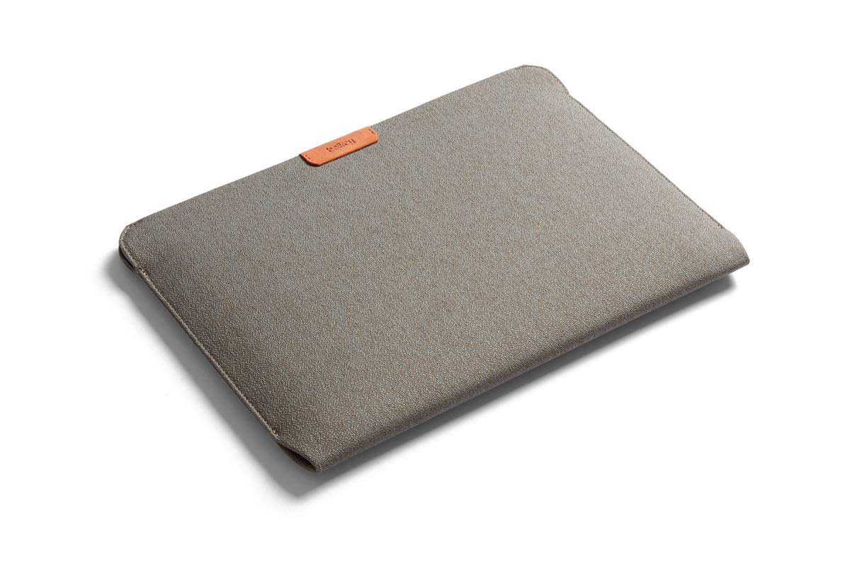 Bellroy Laptop Sleeve (13" Laptop, Water-Resistant Recycled Fabric, Magnetic Entry) - Limestone