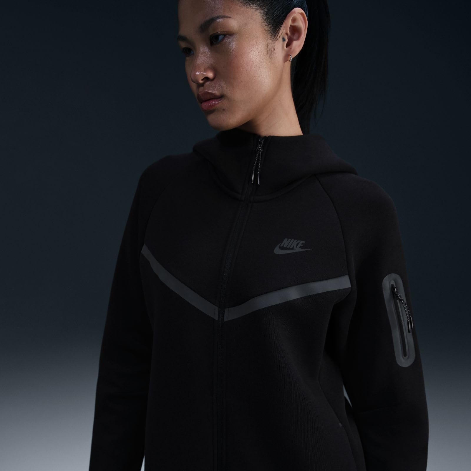 NIKE Sportswear Tech Fleece Windrunner Sudadera Con Capucha Y Cremallera Completa - Mujer Sweatshirt Mujer (Pack de 1)