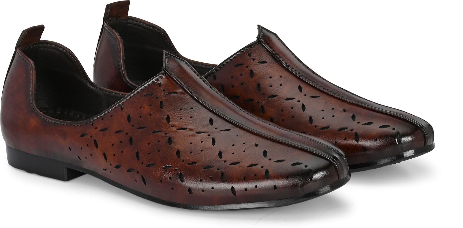 vellinto JASHN Cool Rajasthani Jutis Mojaris Nagra for Men Stylish Shoes-picture-44