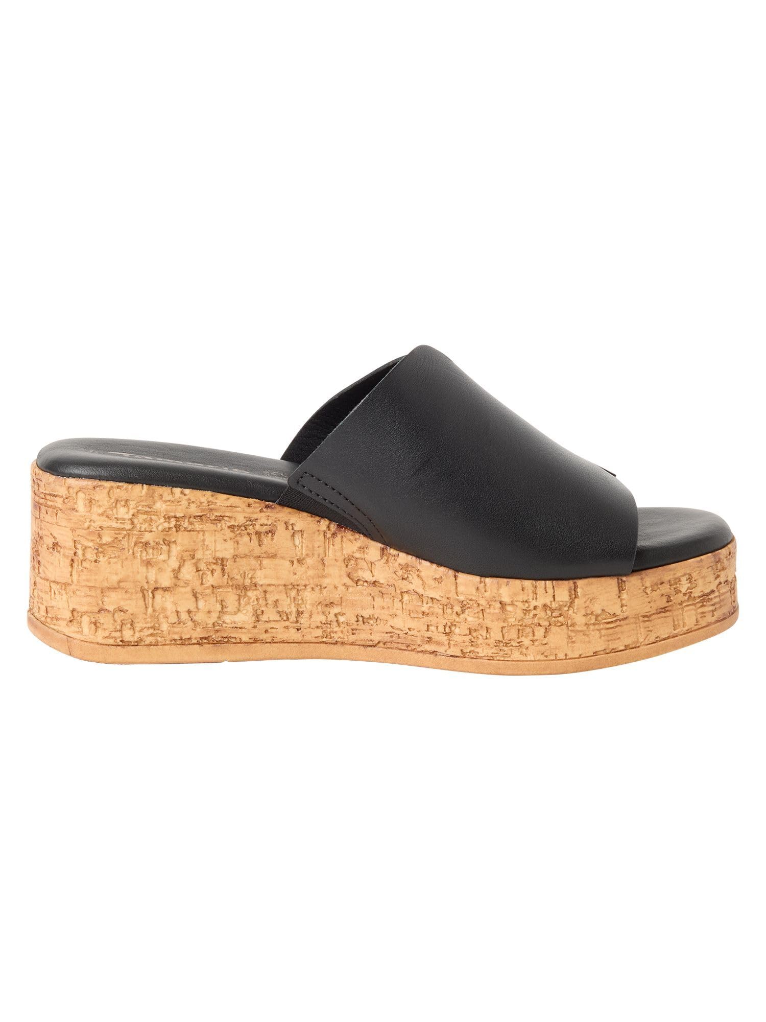 Tamaris Mule femme à talon compensé en cuir