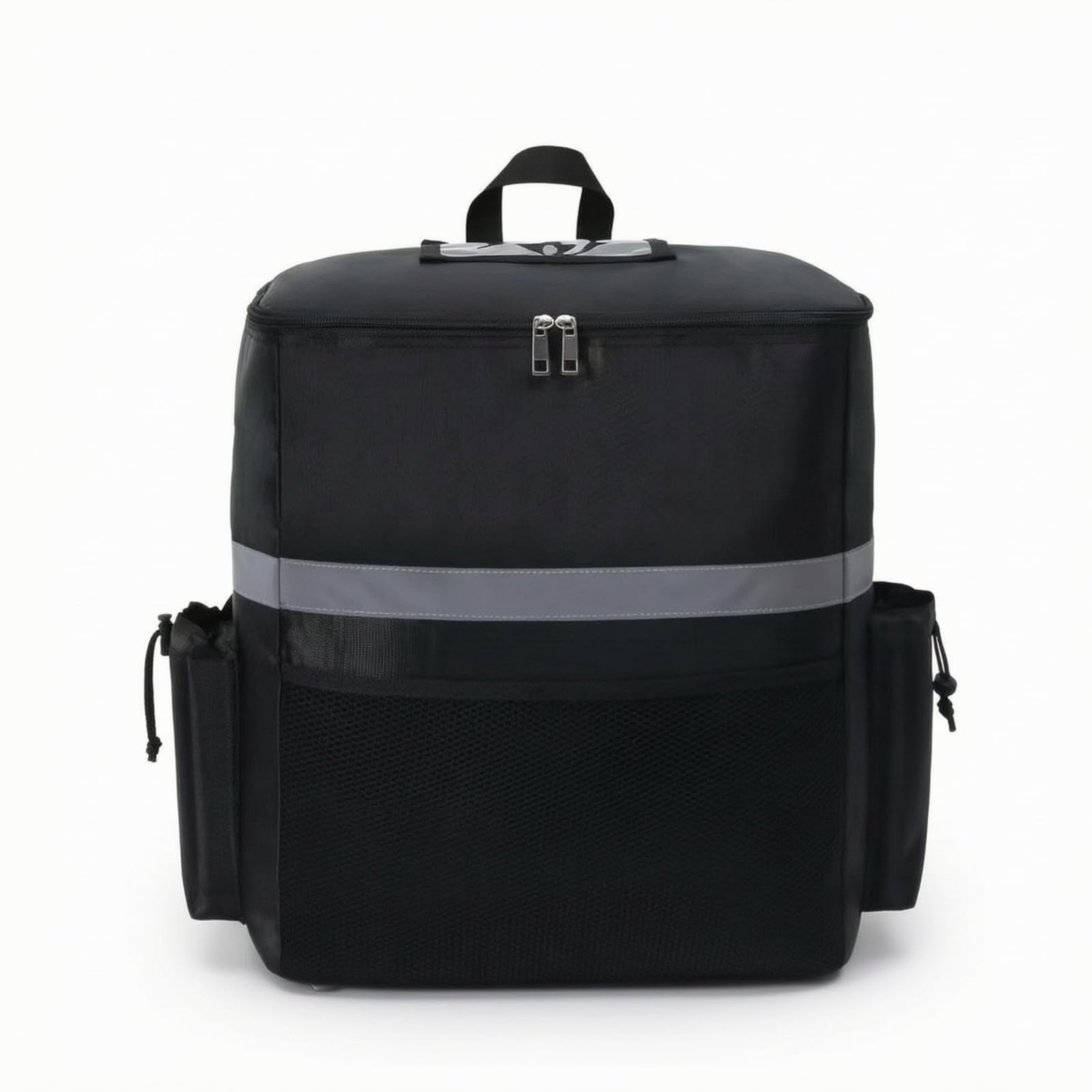 Mochila de Reparto Térmica Bolsa Isotérmica Mochila de Comida Mochila de Entrega con Interior Térmico y Estructura Antidesplazamiento Oxford con Banda