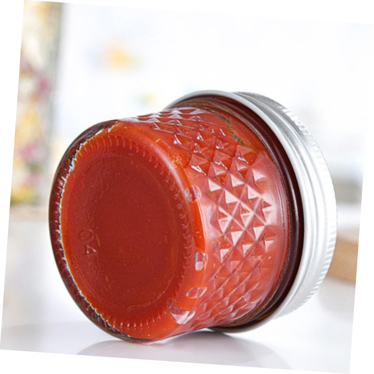 NUOBESTY 8stücke Honiggläser Klein Transparent Einmachgläser Kaviargläser zum Verschließen Marmeladengläser Aufbewahrungsbehälter für Honig Marmelade Kaviar