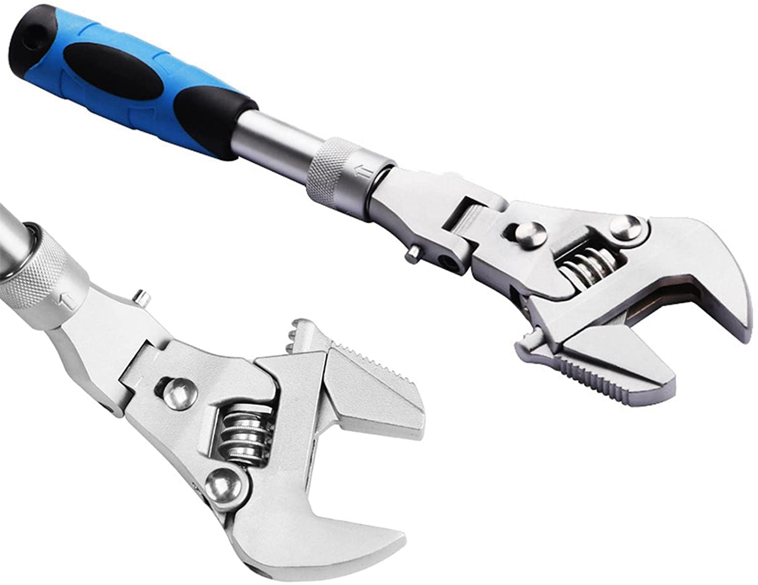 Llave de Llave de Llave de Llave combinada de trinquete, 5 en 1 Llave de Bloqueo Anti -Mecanismo Herramienta Manual de 10 Pulgadas