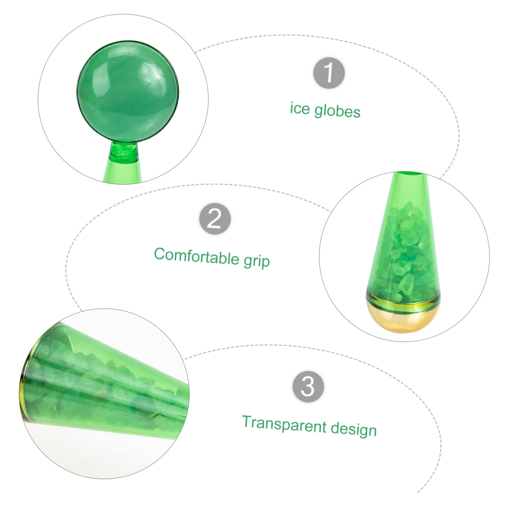 Rodillo Facial de Jade Verde para Masaje y Cuidado Piel