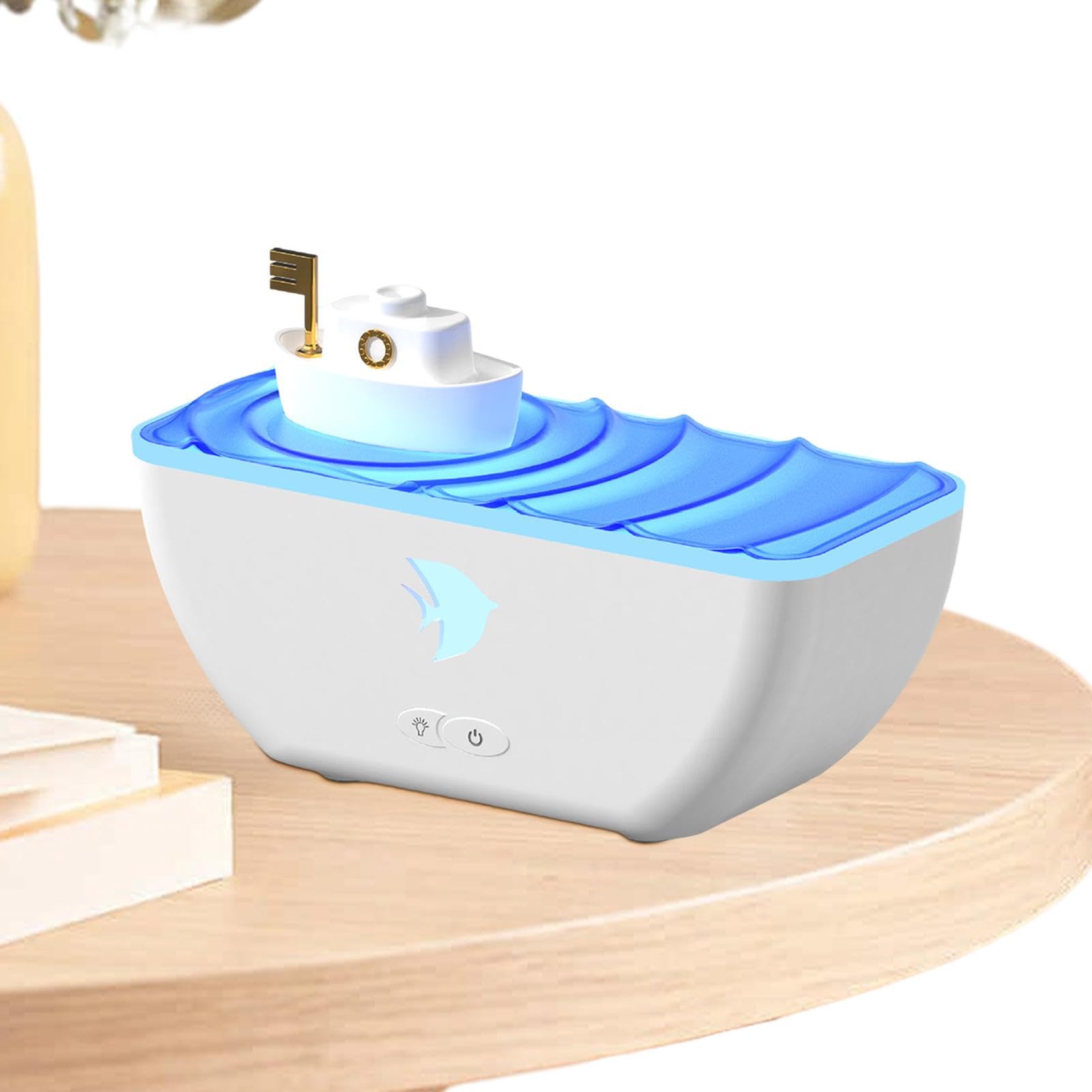 Humidificateur de bureau original en forme de bateau, cadeau idéal pour femme et maman