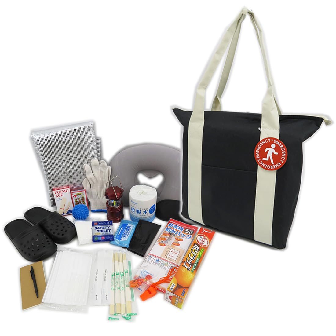 Amazon.co.jp: 株式会社アクティー 防災セット 保冷温トートバッグ