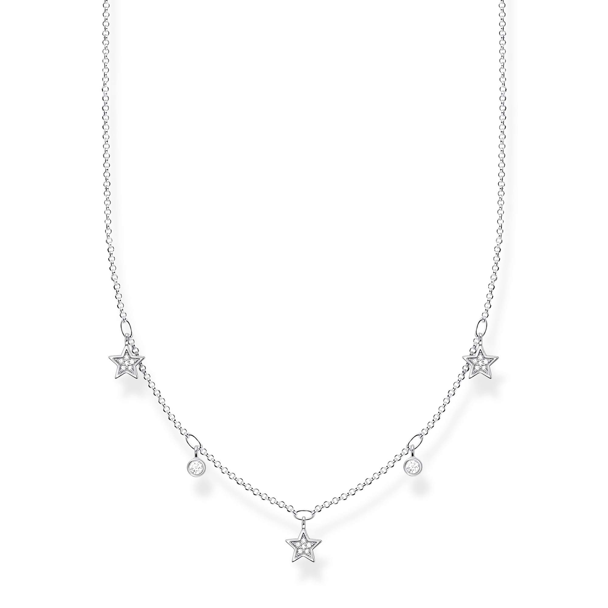Thomas Sabo Kette Sterne Silber KE2075-051-14-L45v Womans Necklace