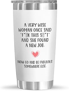 Going Away Gift For Coworker Woman, Farewell Gifts For Coworkers, Funny Christmas Gifts For Coworkers, Goodbye Gifts For Coworkers, Work Bestie, Moving Away Gifts For Friends, Boss Lady (W-Heart 20Oz)