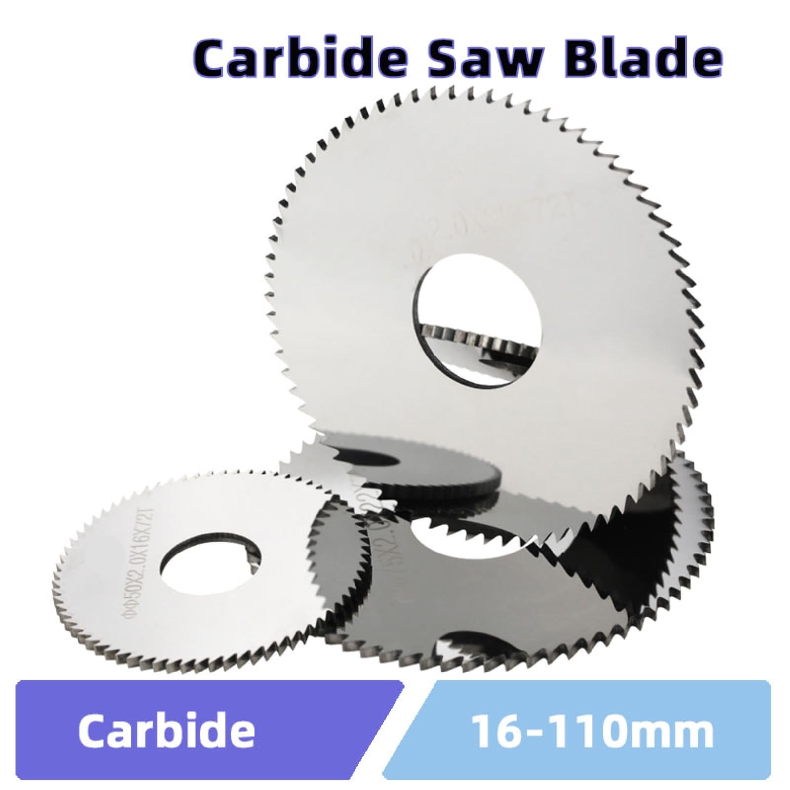 Brzeszczot do cięcia metalu 1 szt. Frez tarczowy z węglika spiekanego ze stali wolframowej(110mm-d27,1.1mm)