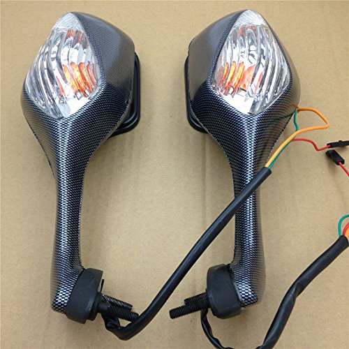 NBX- Espejo de repuesto OEM compatible con fibra de carbono CBR1000RR CBR 1000 RR 2008-2012 Cover