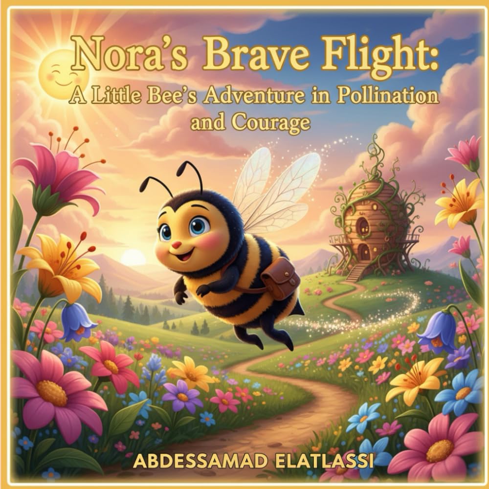 Nora's Brave Flight: A Little Bee's Adventure in Pollination and Courage