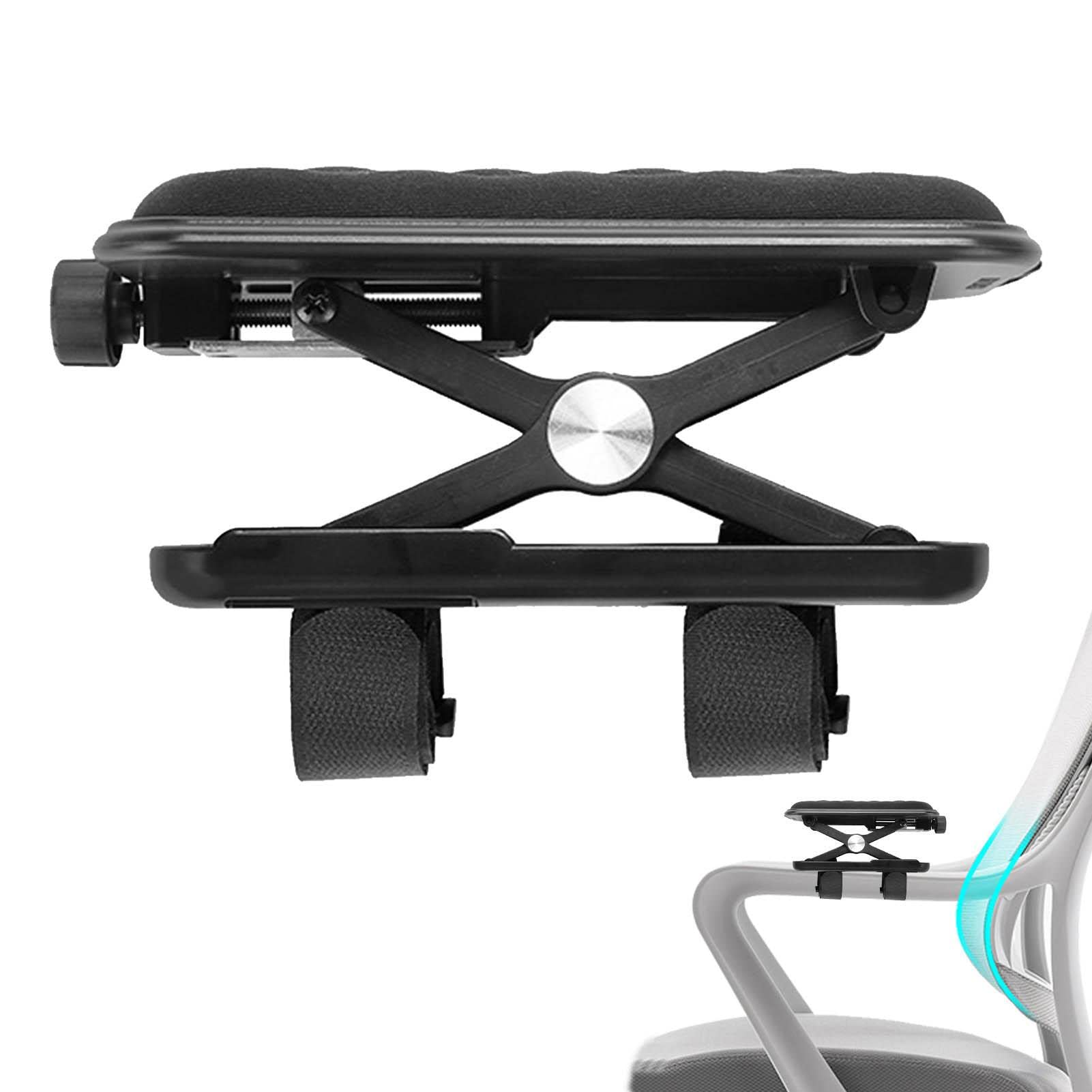 Armrest Padding, Ergonomic Foam Office Chair Armrest Pads, Raises Comfortable Adjustable Cushions for Desk Chairs for Elbows and Forearms, Chair