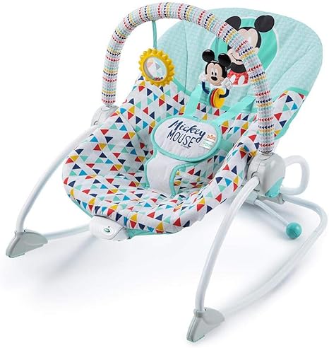 Bright Starts Disney Baby Transat Evolutif Mickey Happy Triangles Des La Naissance Amazon Fr Bebe Et Puericulture