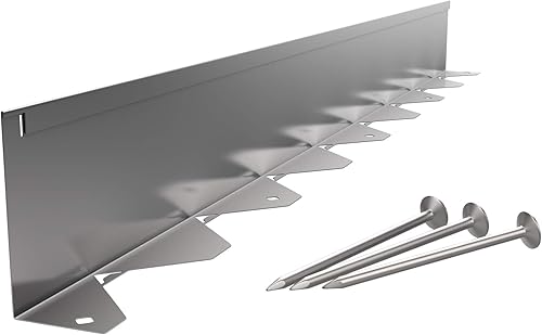 Vodaland - Juego completo de bordes de jardín de acero inoxidable de 4 pulgadas con clavos de instalación incluidos. (1) disponible en Yaxa Venezuela