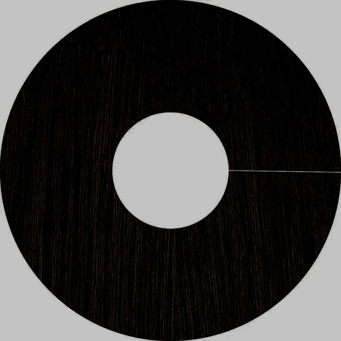 Oak Pipe Covers for Solid, Engineered Wood & Laminate Floors, 15mm Radiator Pipe Collars, Roses, Surroundings, Rings, Real Wood Oak Veneer, Slim Modern Profile, Self Adhesive (Black Oak, x4)