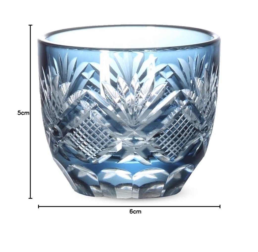 Amazon｜J-kitchens 切子 グラス カップ 日本酒 おちょこ 径