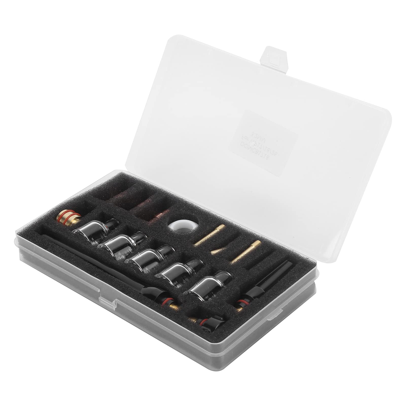 Jeanoko Kit Torcia per Saldatura con Tazza in Vetro, Morsetto in Ottone