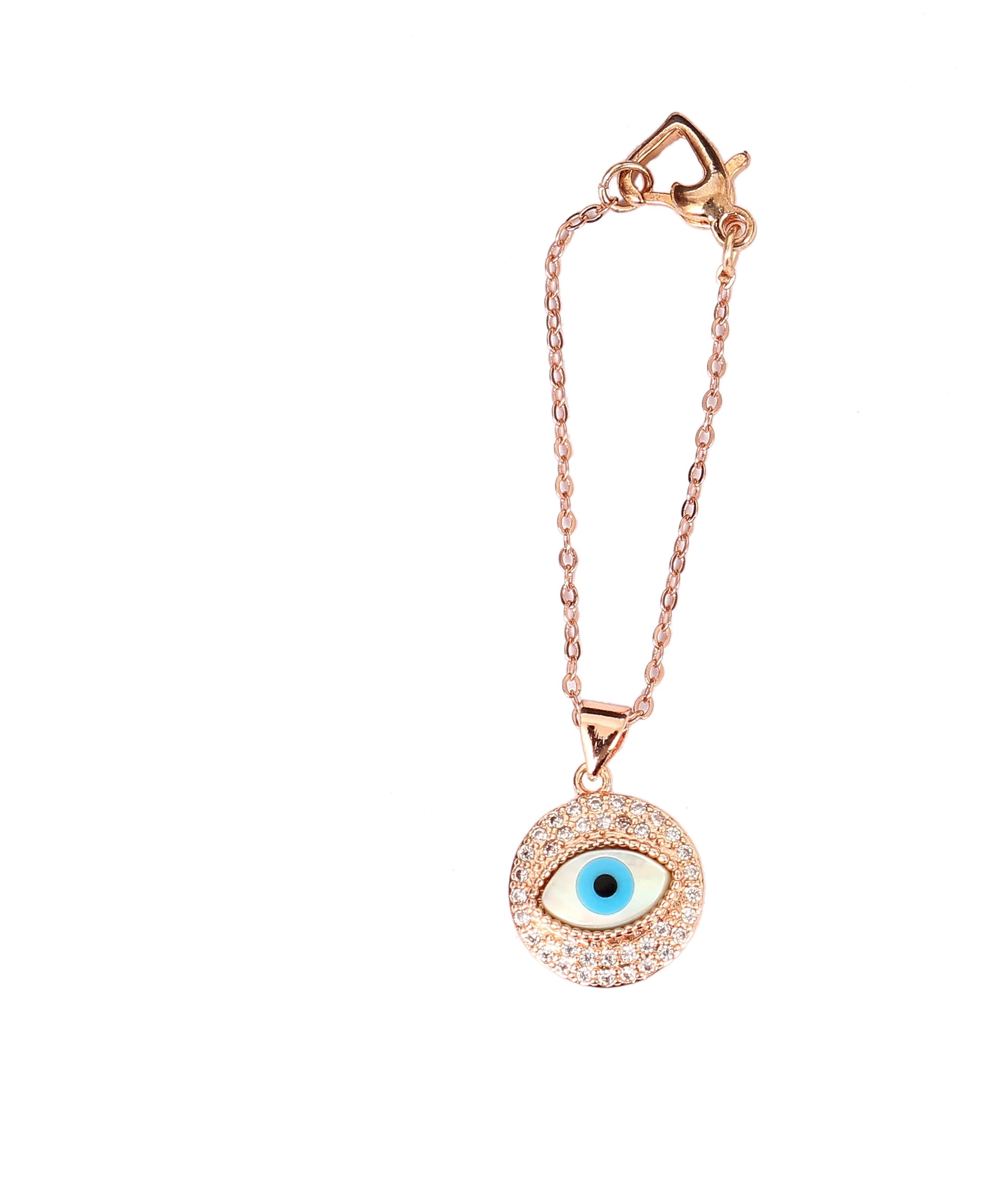 LOOK TUUK 18k rose gold polished evil eye watch charm with cz stones. (B0CHJWVZX1) Amazon Price History, Amazon Price Tracker