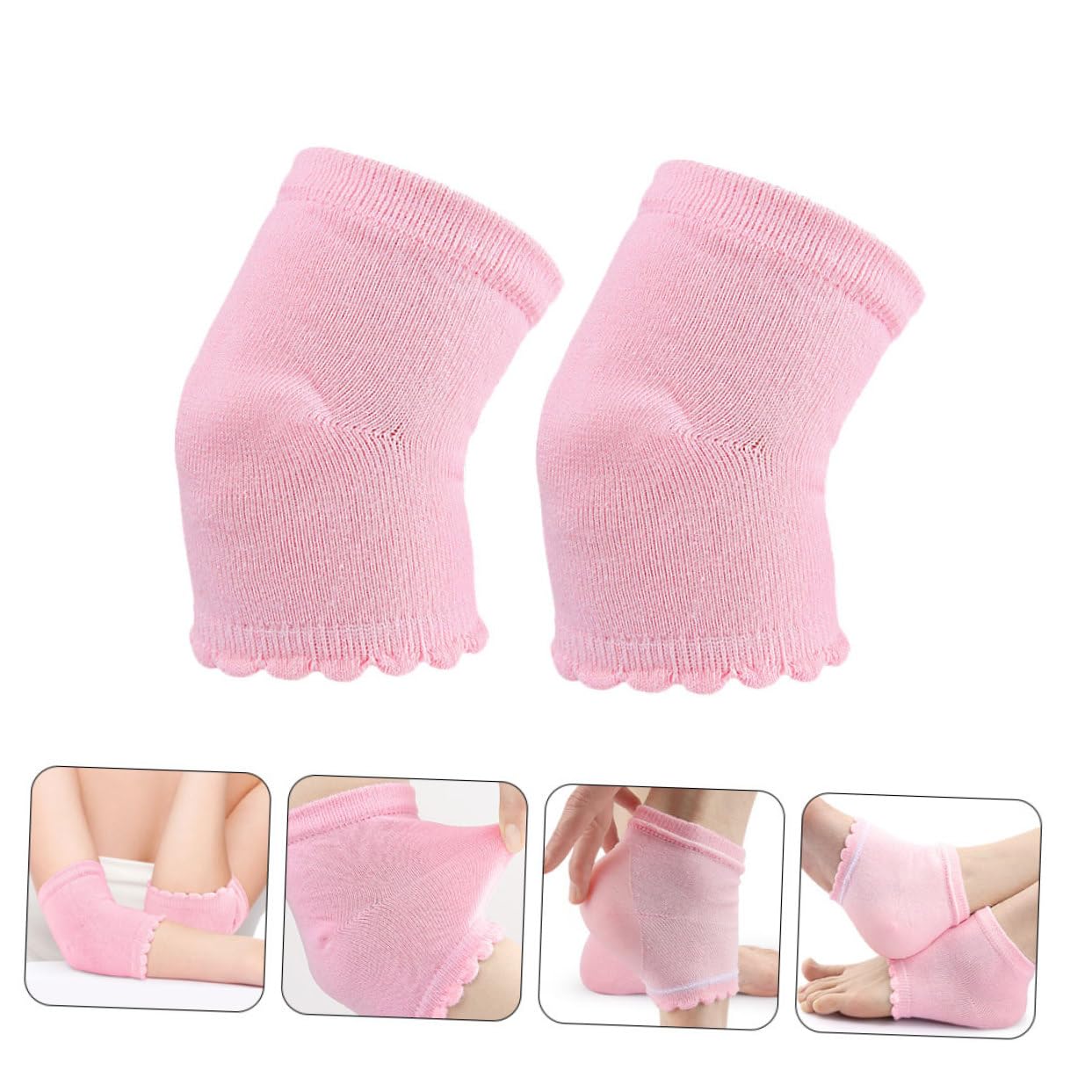 FRCOLOR Elbow Sleeve Brace Moisturizing Socks Gel Elbow Pads Foot Care for Women Support