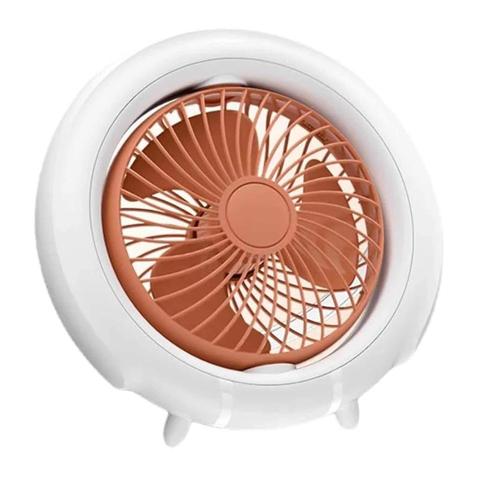 Elnwnnkc Portable USB Rechargeable Ceiling Fan with 3 Wind Modes Outdoor Wall Mounted Small Fan for Bedroom and Living Room for Home Dormitory Use
