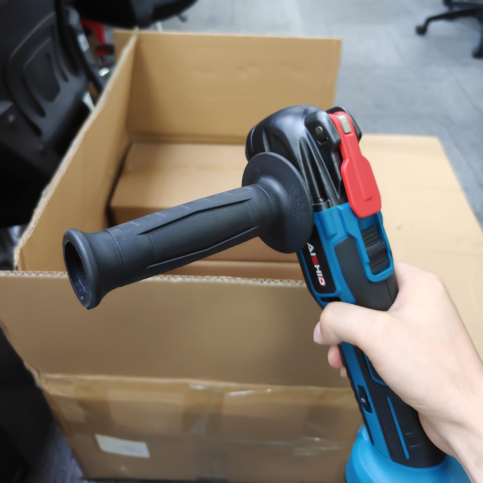 Smerigliatrice Angolare Utensile da Taglio Oscillante Multifunzione | Smerigliatrice Angolare Brushless Per Uso Domestico Officina Garage Edilizia Falegnameria Lavorazione Metalli Esterno