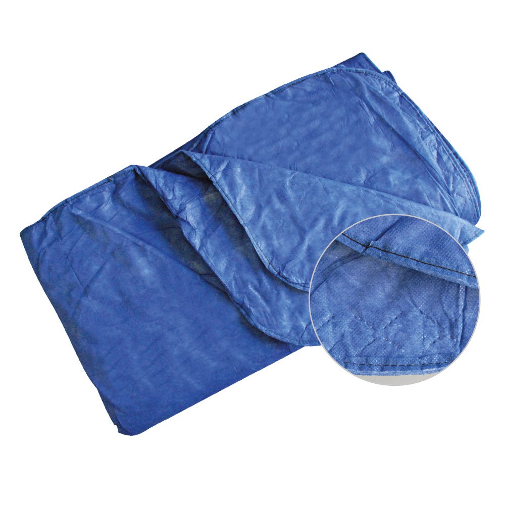 Einweg-Vliesdecke, Patienten-Decke, Einmal-Patientendecke, Einweg-Decke, 190 x 110 cm, blau, 700 g, Größe:500 g