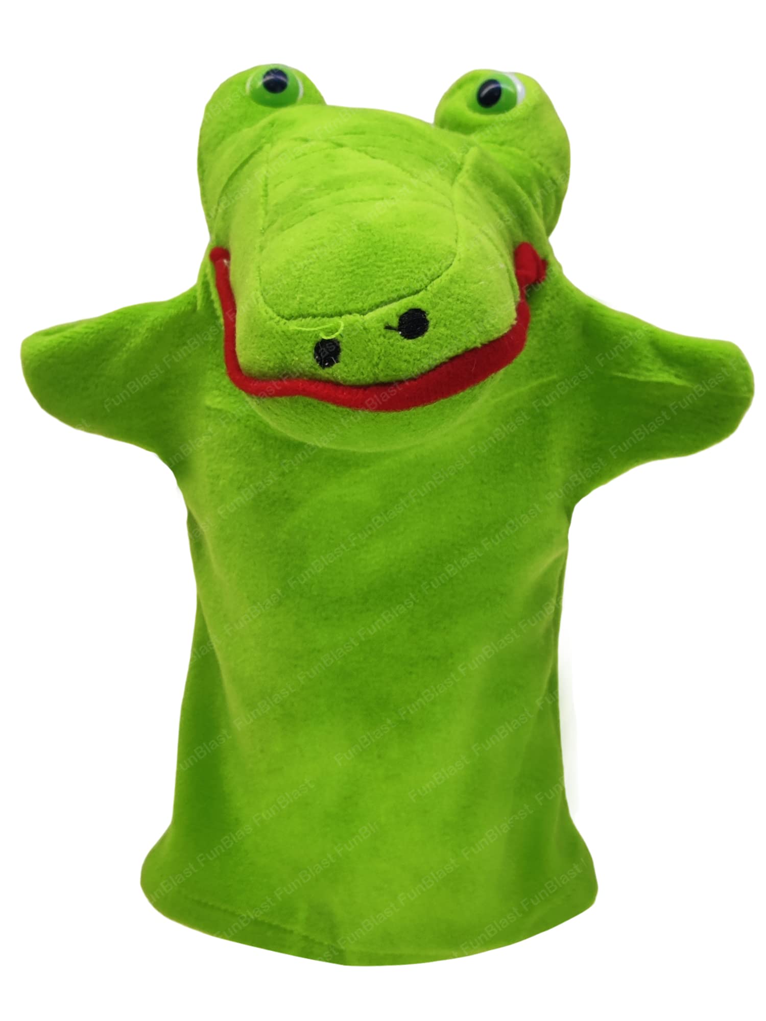 FunBlast Hand Puppets for Kids - Soft Hand Puppets for Kids, Story Telling Puppet for Kids, Hand Puppet Toy, Plush Animals Hand Puppet Toys, Fun Play Learning Toys - Multicolor (Crocodile)