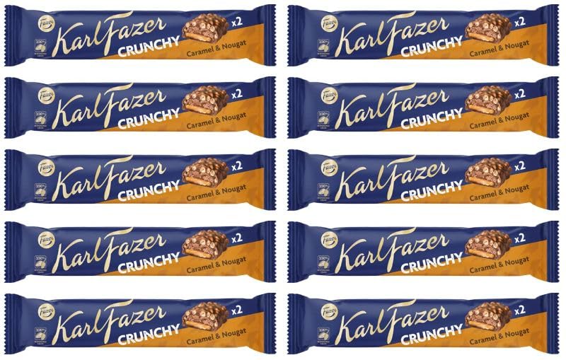 Fazer Karl Fazer Crunchy Chocolate 10 of 55g 19oz