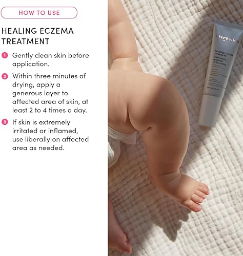 Miniatura 3 de Evereden Set de cuidado de la piel para bebés  Bálsamo labial, crema facial y tratamiento de eccema  Elegible por la FSA  Cuidado del bebé limpio y