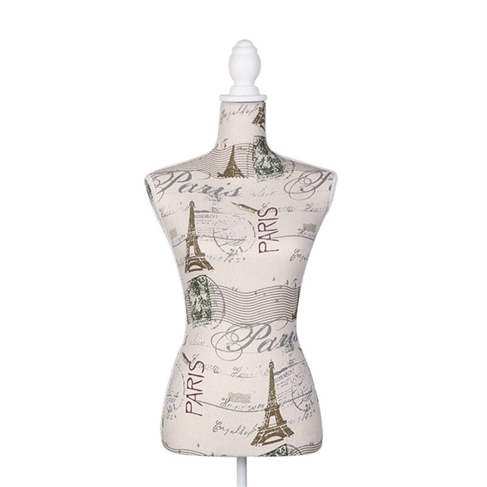 Sjdopulse E Sjdopuls Half Body Manikins Vintag Print Dressmaker Mannequin Dummy Props Clothing Stor Decorat Shop Window Display Shelf