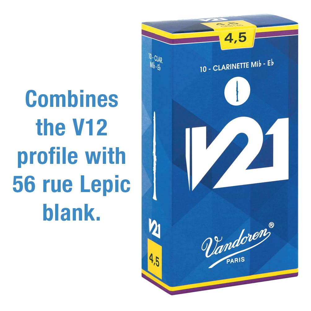 Vandoren CR8145 - Caja de 10 cañas para clarinete mib