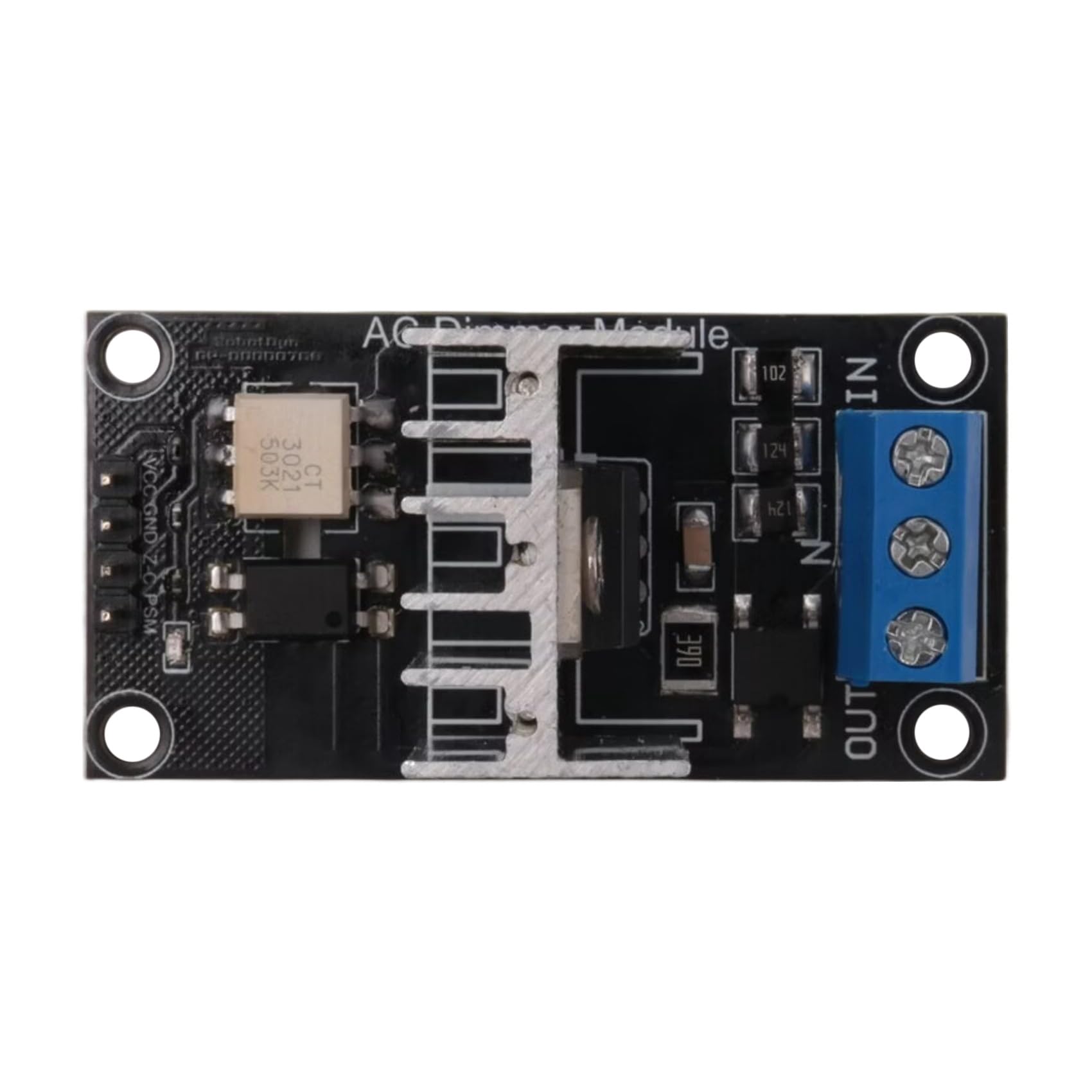 Littimoon AC Light Lamp Dimmer Module AC Light Lamp Dimming and Motor Dimmer Module 1channel 3.3V/5V Logic 4 8A-400V