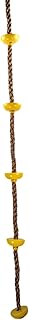 Swing Set Stuff Inc. Climbing Rope with Steps (Yellow) and SSS Logo Sticker