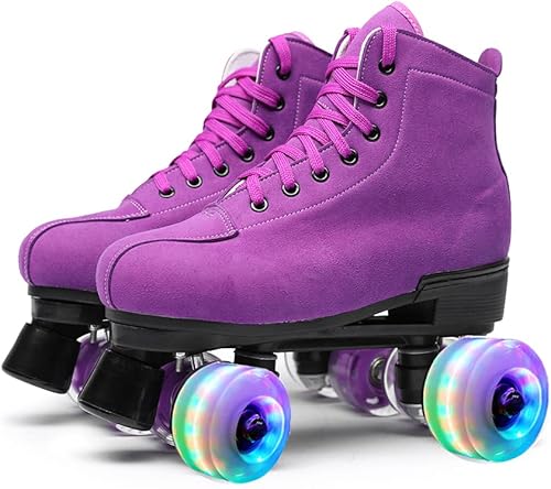 Miniatura 5 de Patines de ruedas para mujeres y hombres, patines cuádruples para exteriores e interiores