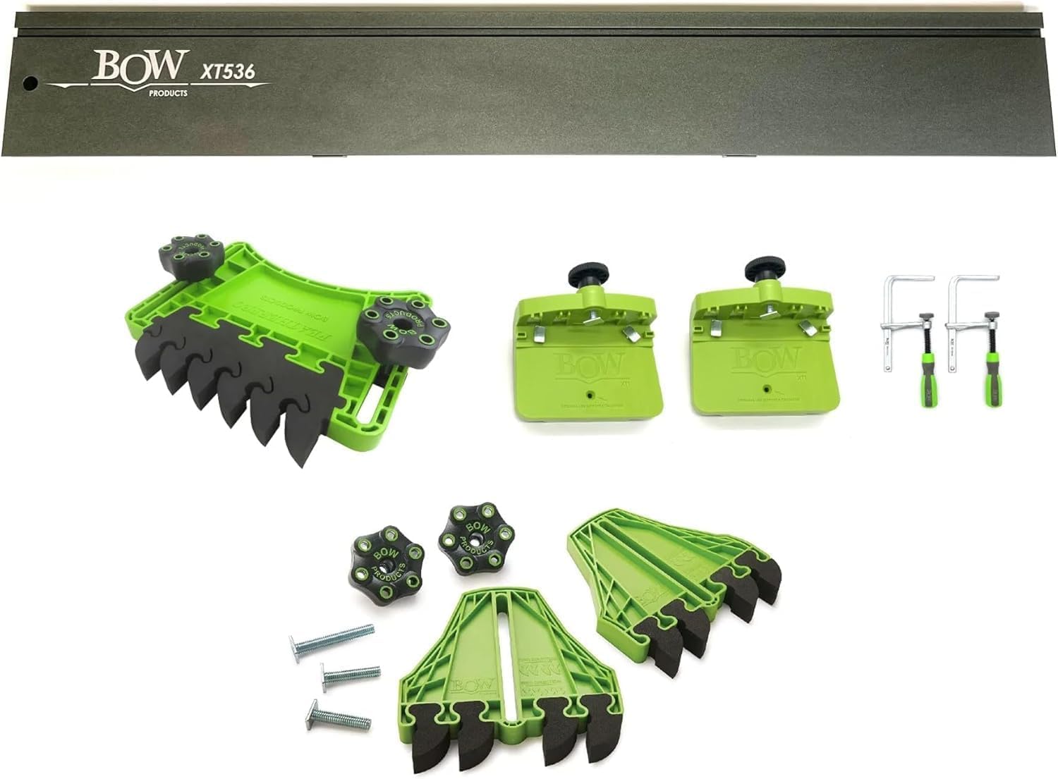 Rallonge de guide XT XTENDER BOW Products pour découper de grands panneaux de bois en atelier solo
