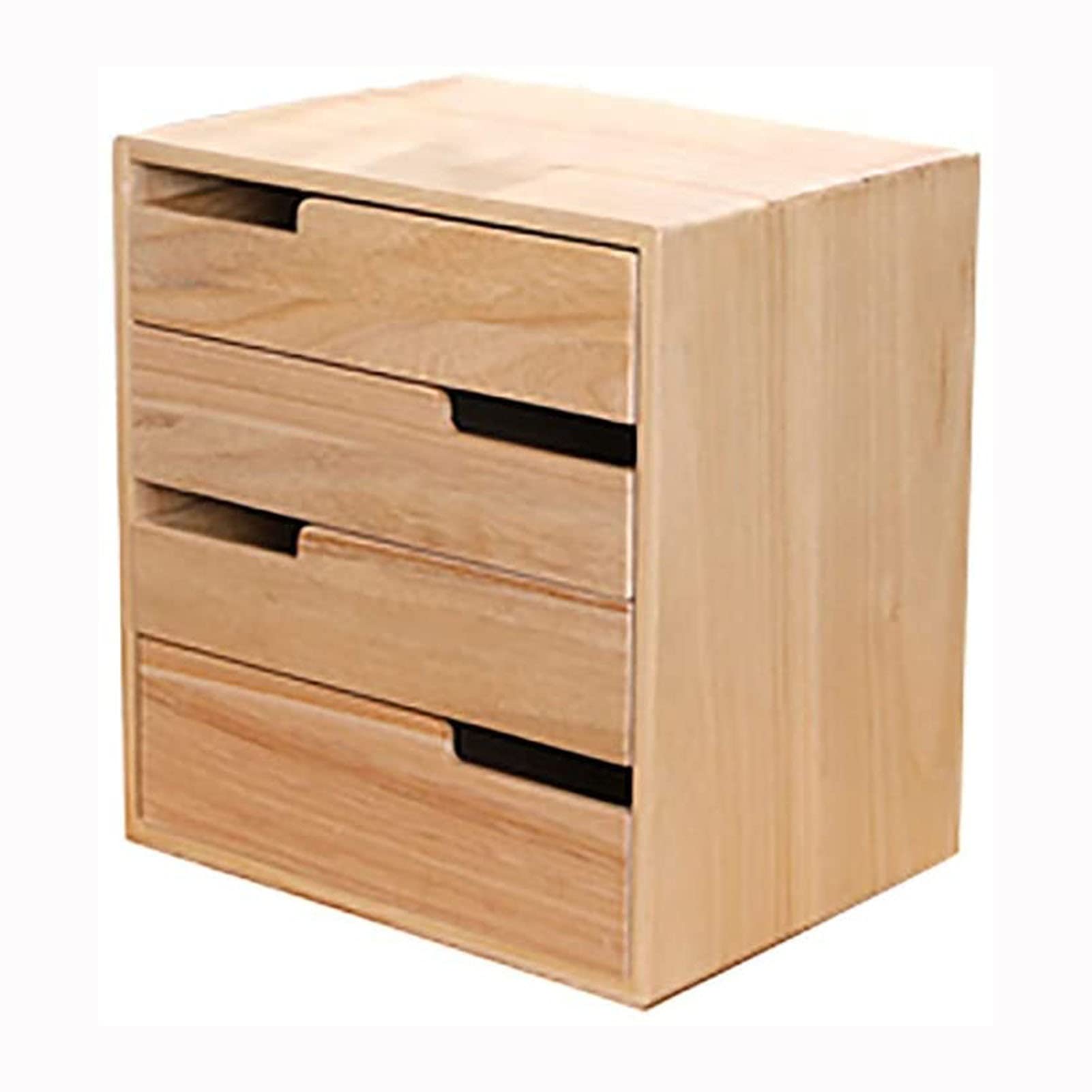 Schreibtisch-Sto-Box aus Holz, 2/3/4-lagig, für A4-Papierzeitschriften und Dokumente, vielseitig, Größe: 35 x 26 x 30 cm