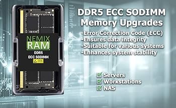 NEMIX RAM 48GB (2X24GB) DDR5 5600MHZ PC5-44800 2Rx8 1.1V