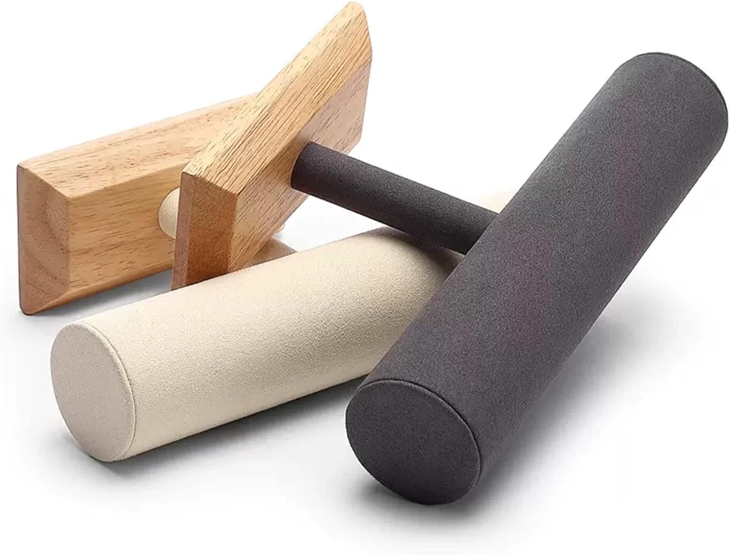 Jewelry Organizer Stand T Shape Velvet Jewelry Display Removable Bracelet Holder Jewelry Stand Necklace Stand Jewelry Towers and Watch Holder for Home Organization Display Stand (Color : 1)