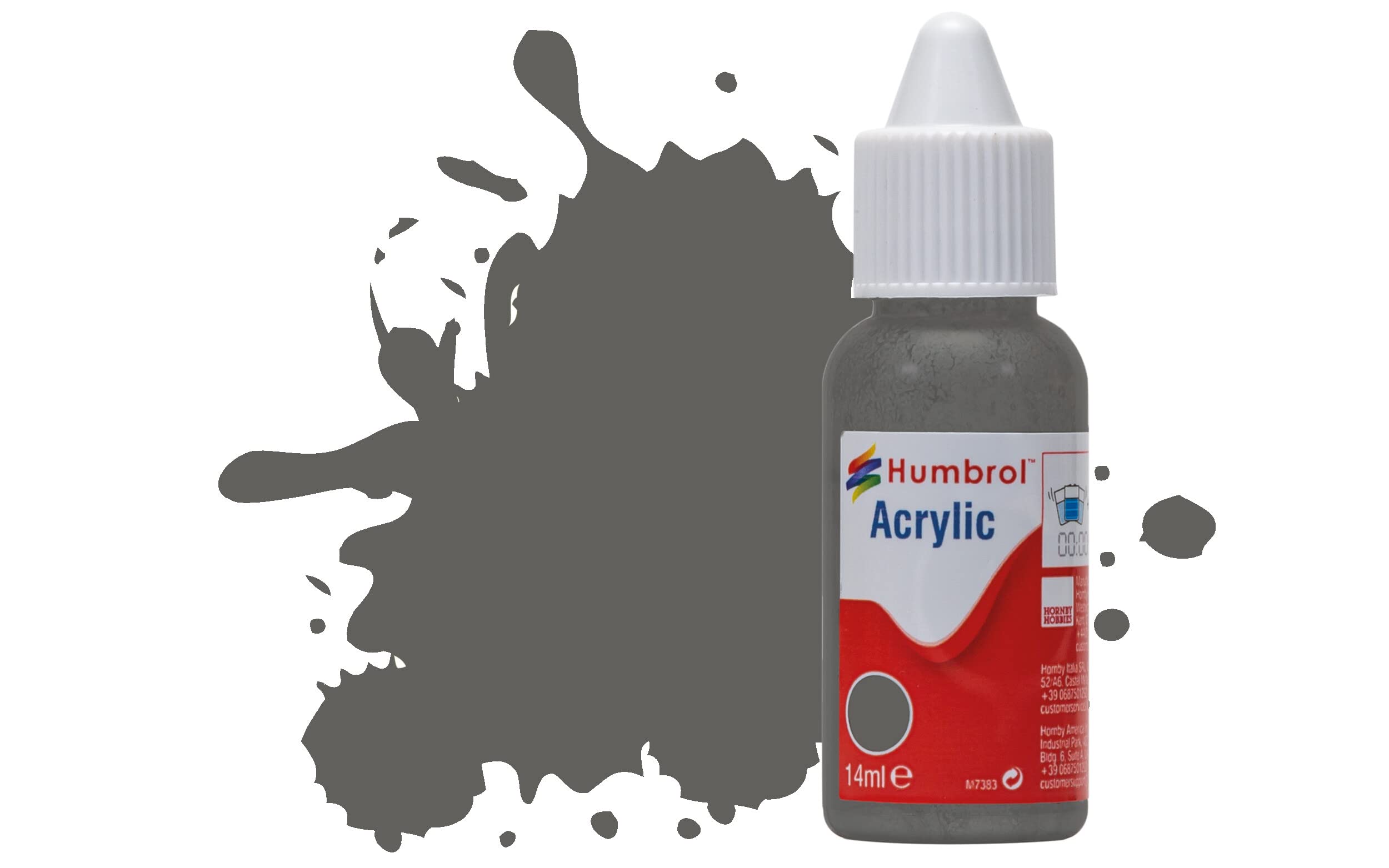 Humbrol No.31 Slate Grey Matt Acrylic Paint 14Ml Db0031